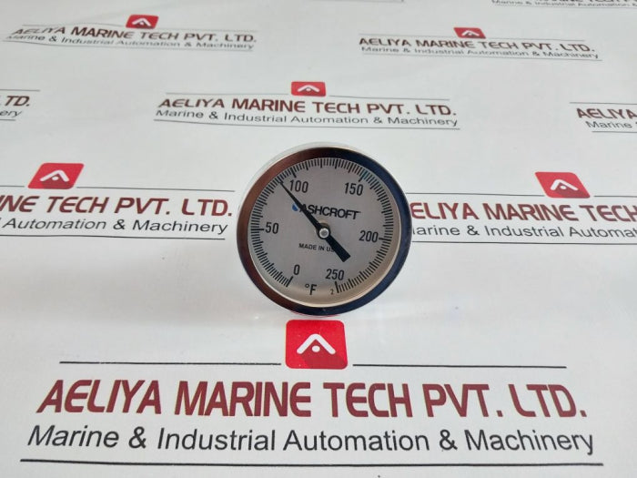 Ashcroft 0 To 250 °F Temperature Gauge Thermometer