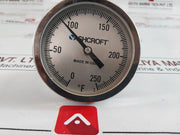 Ashcroft 0 To 250 Â°F Temperature Gauge Thermometer