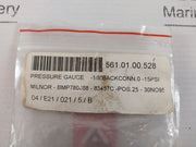 Ashcroft 723-01 Pressure Gauge 0-15 Psi