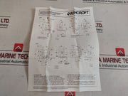 Ashcroft B424V Xfm Pressure Switch 125/250/480Vac 1/2A 125Vdc