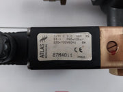 Atlas 0331 C 3,0 Nbr Ms Pneumatic 2/2 Way Angle Seat Valve G1/4 Pn0-10Bar