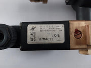 Atlas 2000 A 13,0 Ptfe Rg Pneumatic Angle Seat Valve With 0331 C 3,0 Nbr Ms