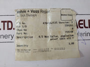 Atos Dha-0713/Pa-gk 24 Explosion Proof Solenoid Valve 0A-24Dc 755743