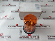Auer 881 Orange Beacon Flashing Light 230 Volts