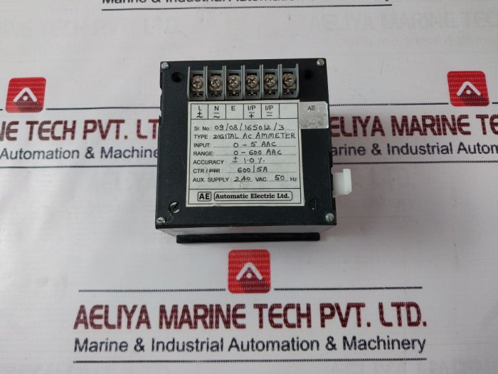 Automatic Electric Digital Ac Ammeter 5A