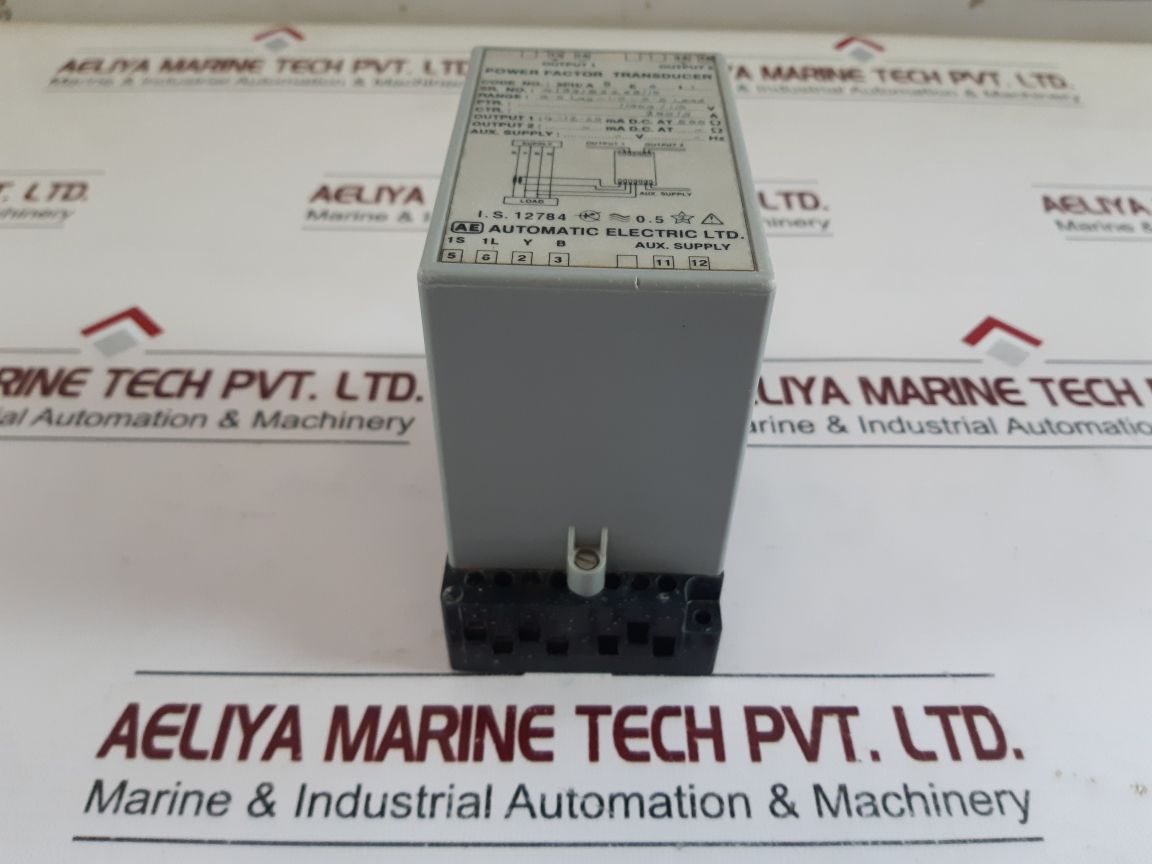 Automatic Electric Power Factor Transducer – Aeliya Marine