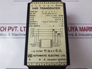 Automatic Electric Var Transducer