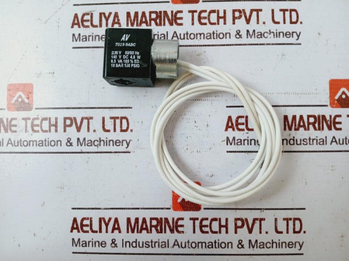 Automatic Valve 7019-9Abc Solenoid Coil 230V 50/60Hz 10Bar 150Psig