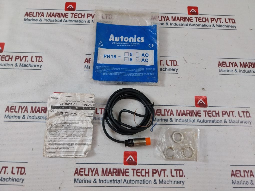 Autonics Pr18-8Ac Inductive Proximity Sensor 100-240 Vac