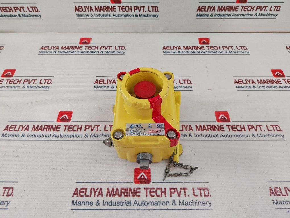 Awr 14P/12H1-h2 Emergency Pushbutton Station & Breaking Glass Hammer Br-exd Iib T6