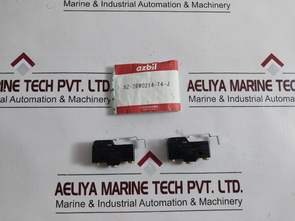 Lot Of 2X Azbil Bz-2Rw0214-t4-j Micro Limit Switch