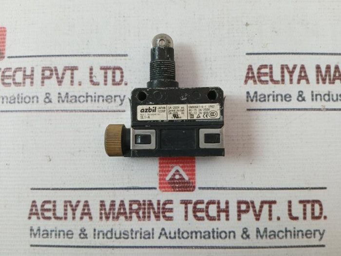 Azbil Sl1-a Compact Horizontal Limit Switch 5A-250Vac Ac-15 3A-250V Dc-12 2A-48V