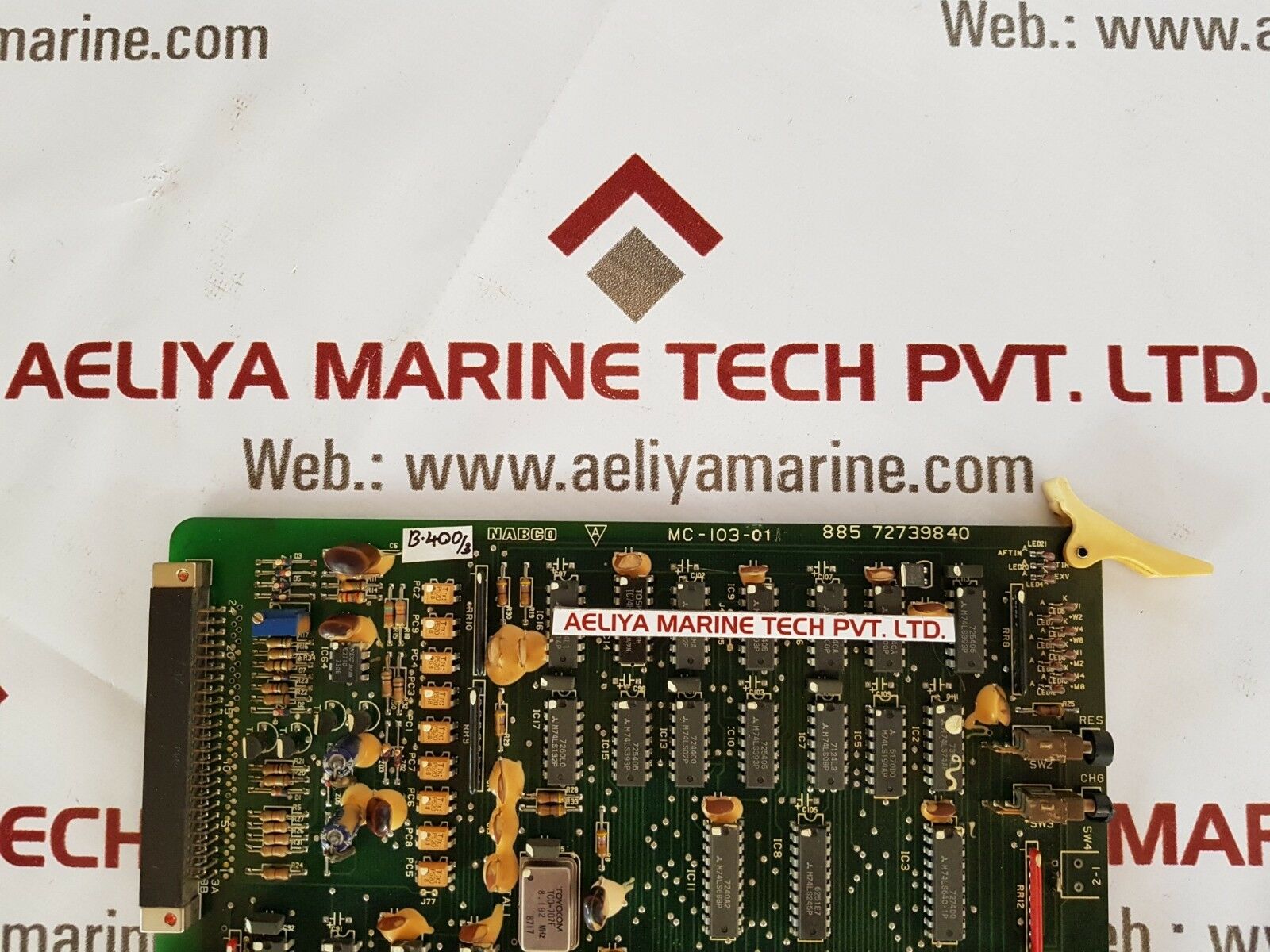 Nabco mc-103-01a 885 72739840 bridge maneuvering system card