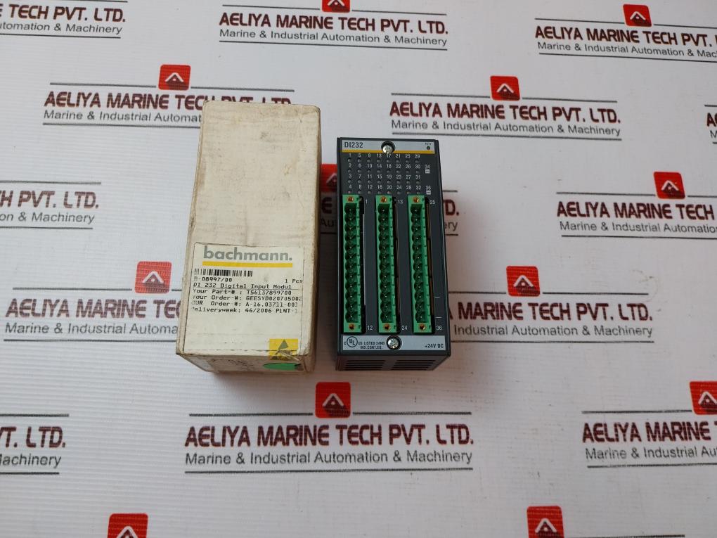Bachmann Di232 Digital Input Module +24V Dc