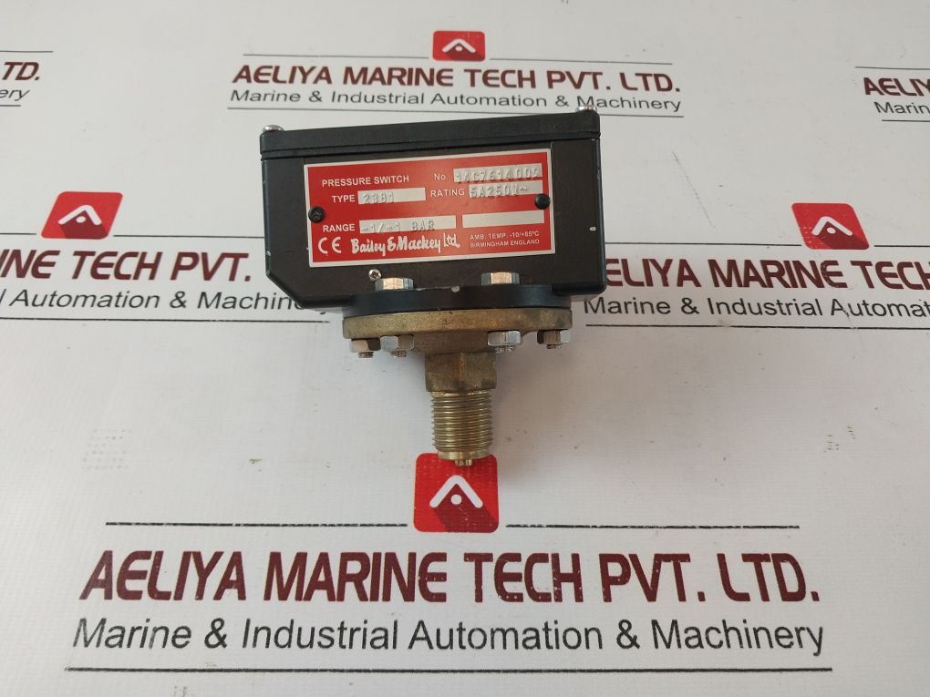 Bailey & Mackey 2381 Pressure Switch -1/+1 Bar