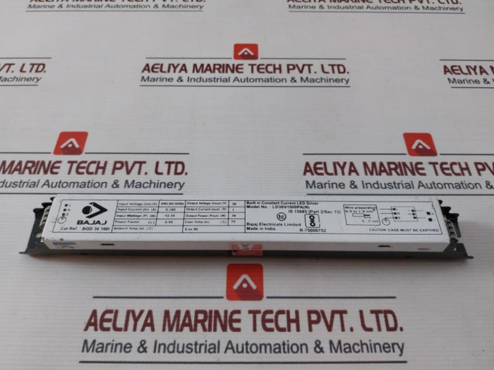 Bajaj Ld36V1000Pa Built-in Constant Current Led Driver 240V Ac 50/60Hz