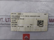 Baker 052092521 Seat Valve 4 Inch Rev:B 85D Hsn 1024507