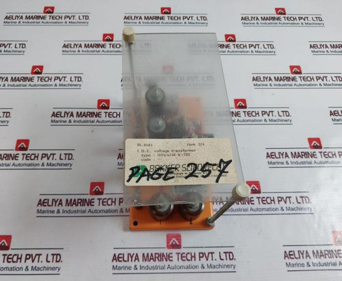 Bakker Sliedrecht Moua790 D.C. Voltage Transformer 10A 25V