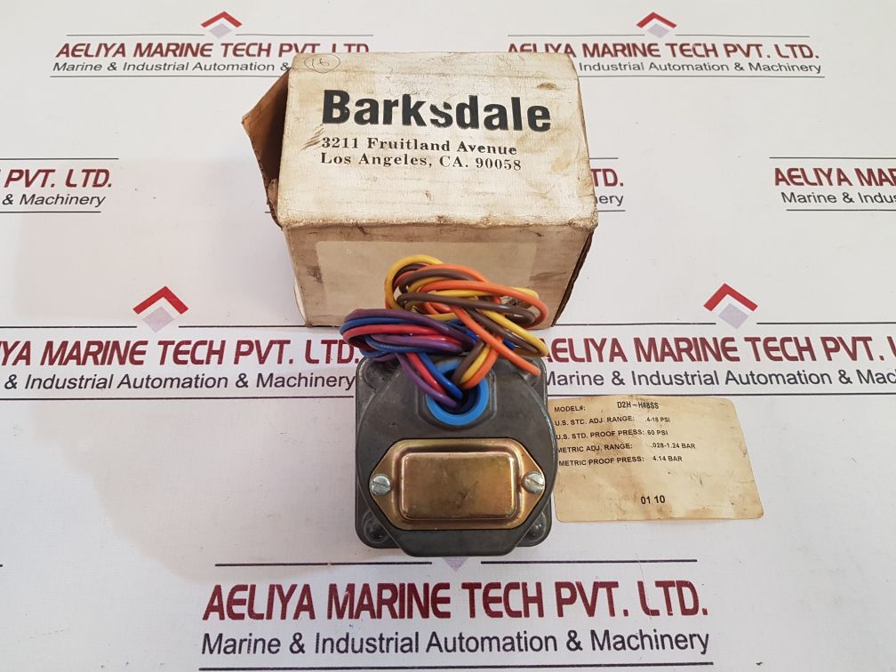 Barksdale D2H-h18Ss Actuated Switch