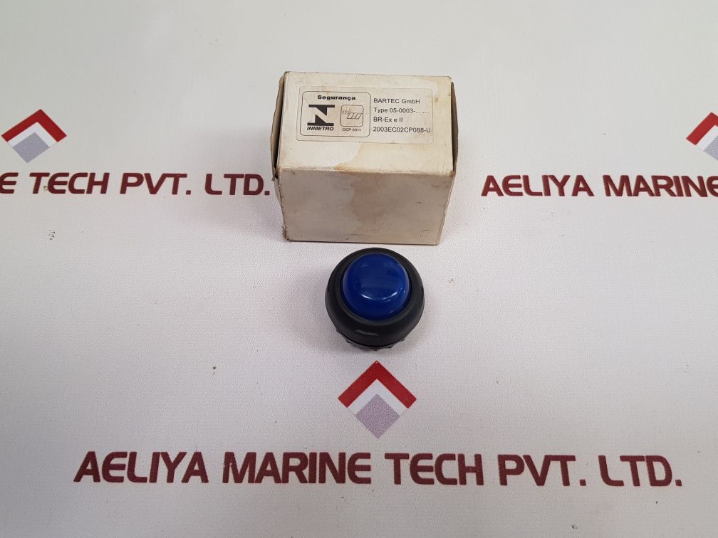 Bartec 05-0003-....Blue Lamp Lens