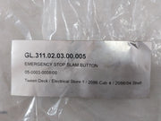 Bartec 05-0003-000800 Emergency Stop Pushbutton