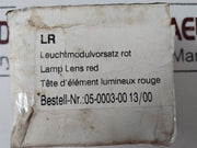 Bartec 05-0003-00 13/00 Red Lamp Lens