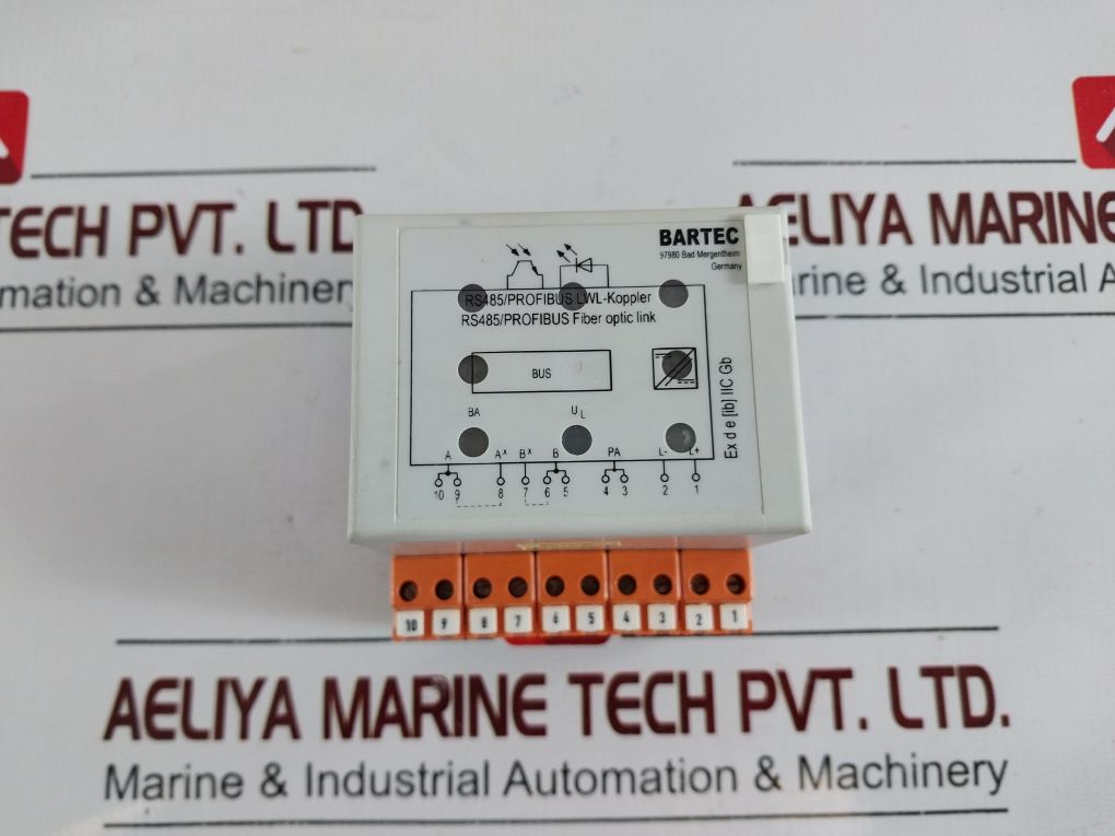 Bartec 07-7311-97Wp/6000 Rs485/Profibus Fibre Optic Coupler – Aeliya Marine