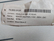 Bartec 27-2551-2620 Motor Space Heater