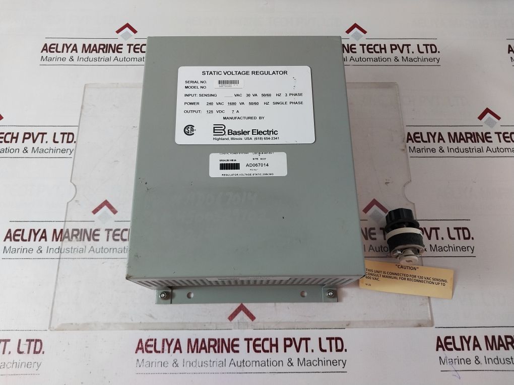 Basler Electric Sr8A-2B16B3A Static Voltage Regulator
