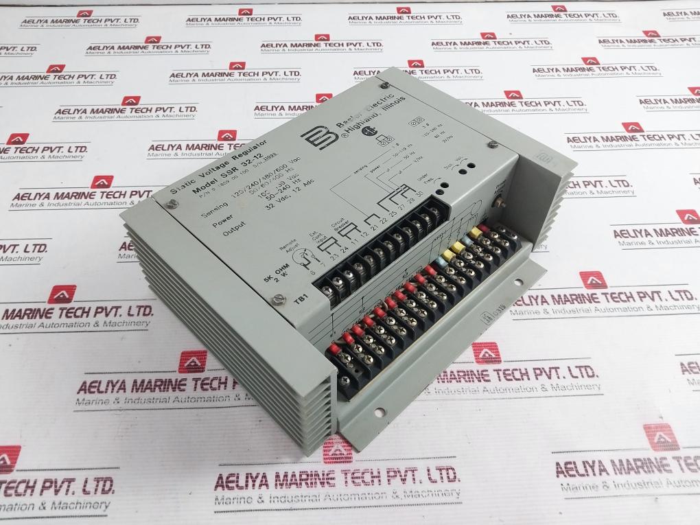 Basler Electric Ssr 32-12 Static Voltage Regulator 9 1859 00 100