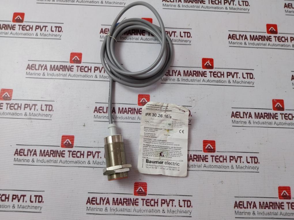 Baumer Electric Ifr 30.26.16/L Inductive Proximity Switch