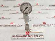 Baumer En 837-1 Pressure Gauge With Rosemount C306111125-0000 Valve
