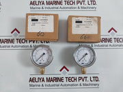 Baumer En837 Kl. 1.6 Pressure Gauge 0 To 60 Psi,0 To 4 Bar