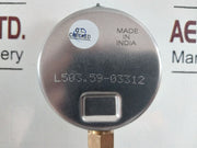 Baumer En837 Kl. 1.6 Pressure Gauge 0 To 60 Psi,0 To 4 Bar
