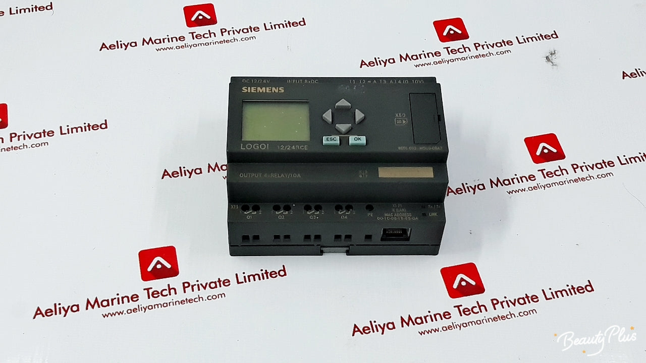 Siemens logo 12/24rce 6ed1 052-1 md00-0ba7 logic module