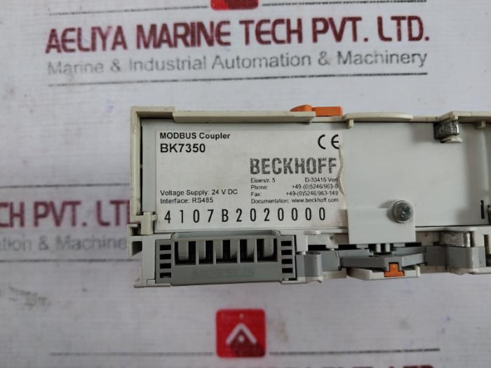 Modbus Beckhoff Beckhoff Bk7350 Modbus Coupler 24V Dc Rs485 – Aeliya Marine