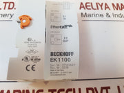 Beckhoff Ek1100 Ethercat Coupler 24V