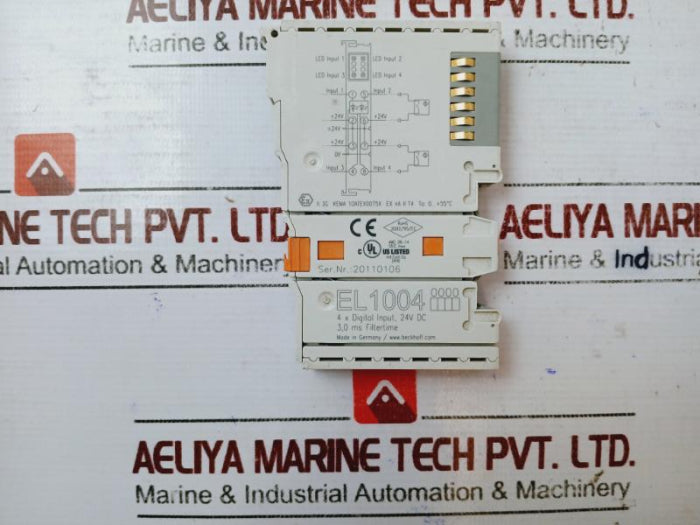 Beckhoff El1004 Ether Cat Terminal 4-channel Digital Input 24 V Dc 3,0 ...