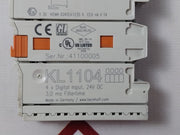 Beckhoff Digital Input Module Kl1104 4X