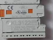 Beckhoff Kl3122 Analog Input Differential