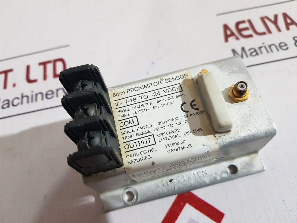 Bently Nevada 7200 Series Proximitor Sensor Vt (-18 To -24 Vdc) 131909-50