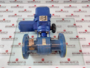 Bernard Controls 0A8 Pneumatic Actuator & Starline 215-sgs-g Ball Valve Assembly