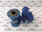 Bernard Controls 0A8 Pneumatic Actuator & Starline 215-sgs-g Ball Valve Assembly