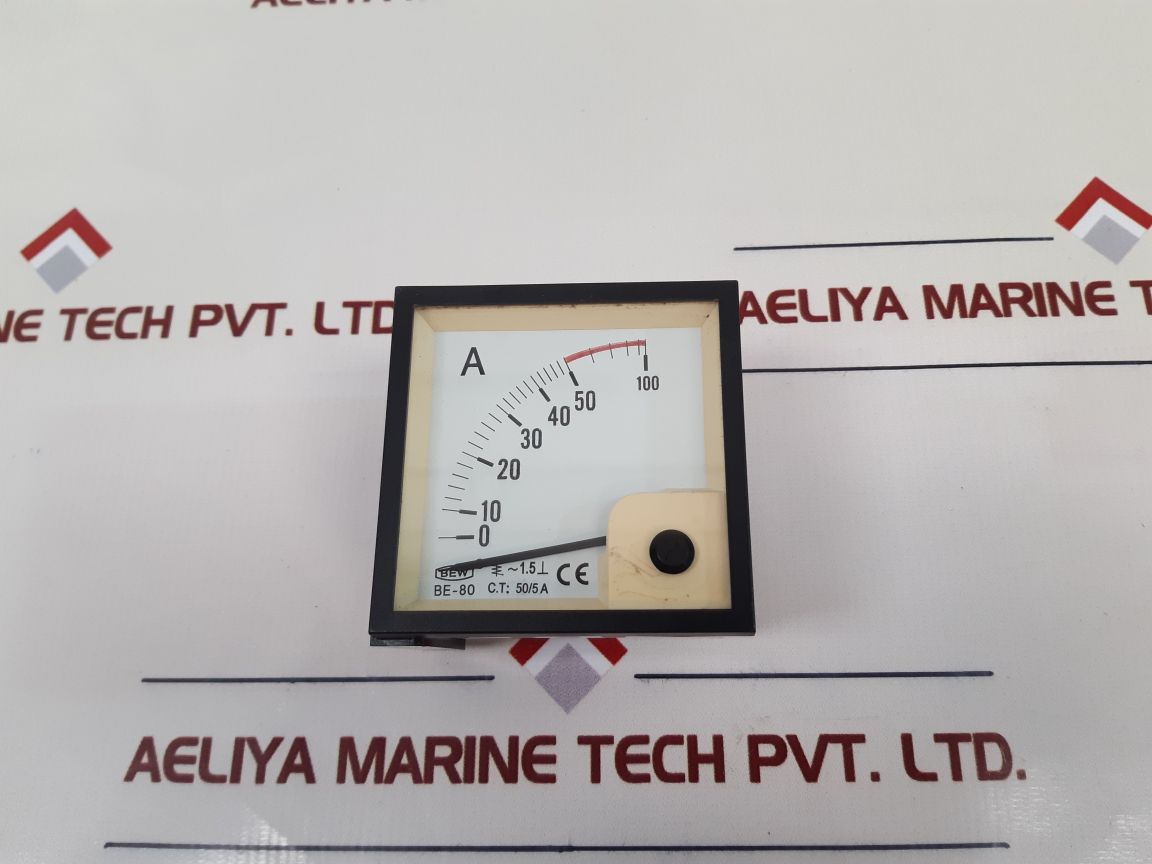 Bew Be-80 Ammeter 0 To 100 A