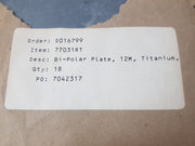 77031Rt Bi-polar Plate 12M Titanium