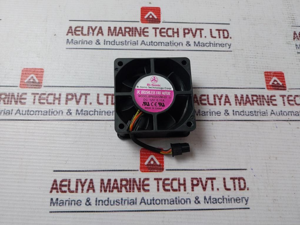 Bi-sonic Bp602512M-03 Dc Brushless Fan Motor Dc 12V 0.11A