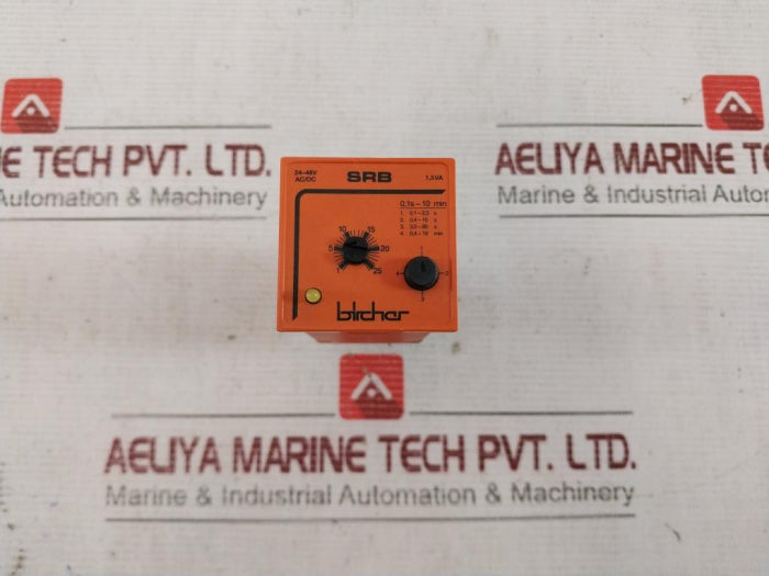 Bircher Srb Timer 24-48V Ac/Dc 1,5Va 6A/250Vac 0,1S-10 Min