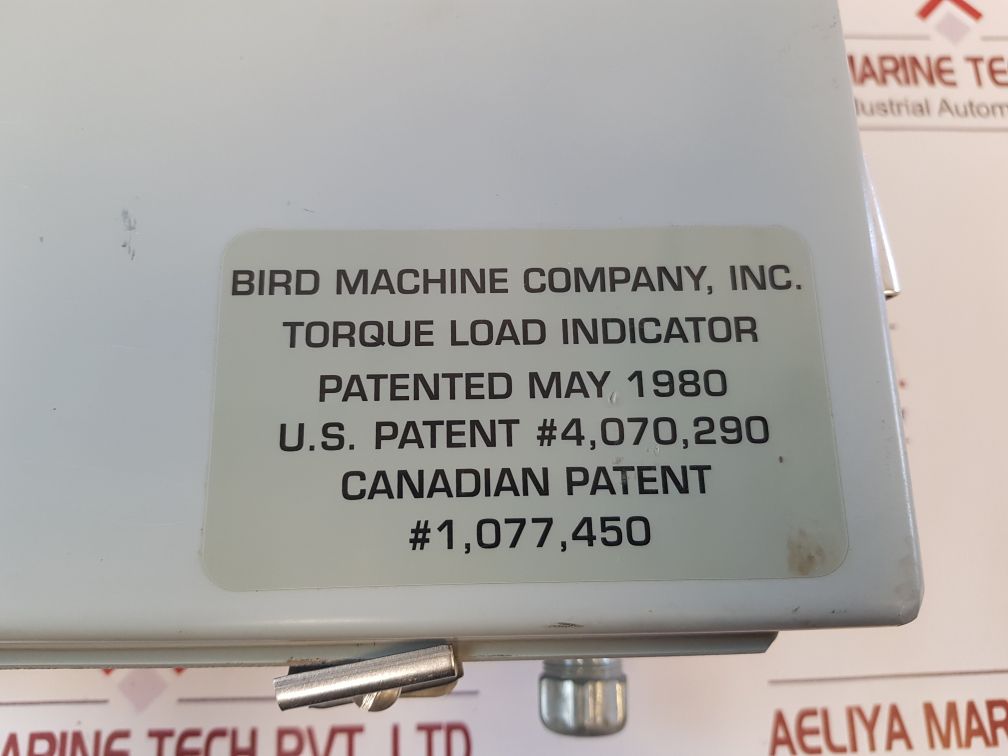 Bird Machine Company Dj-411-digi Torque Load Indicator