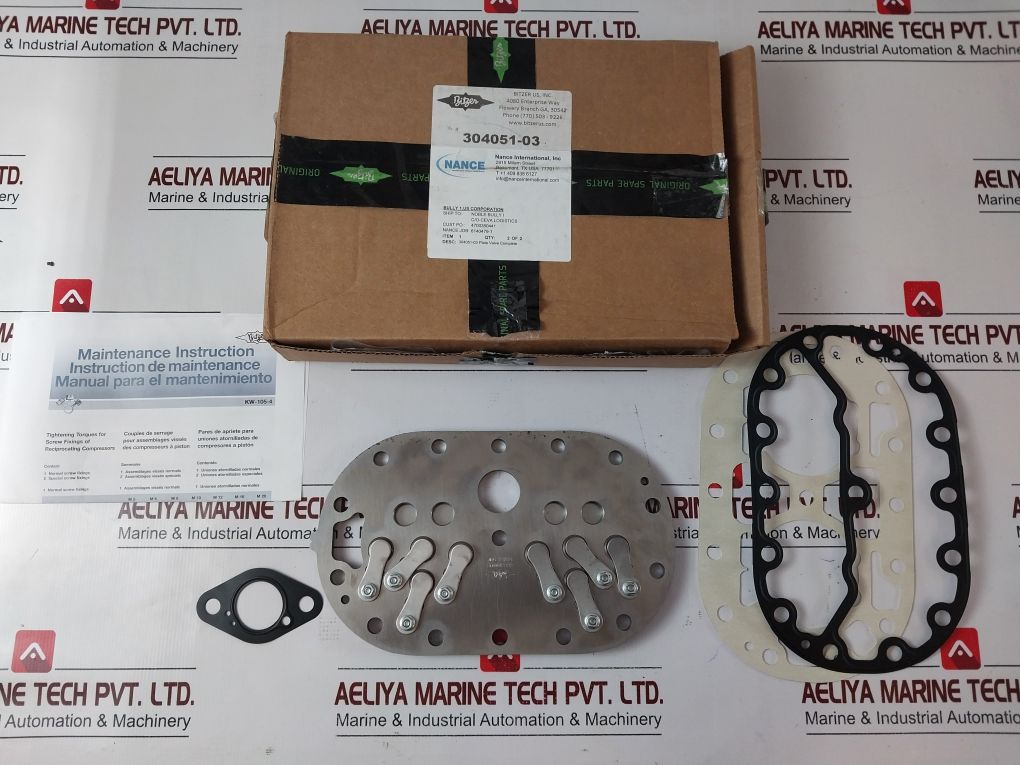 Bitzer 304012-22 Valve Complete Plate Kit