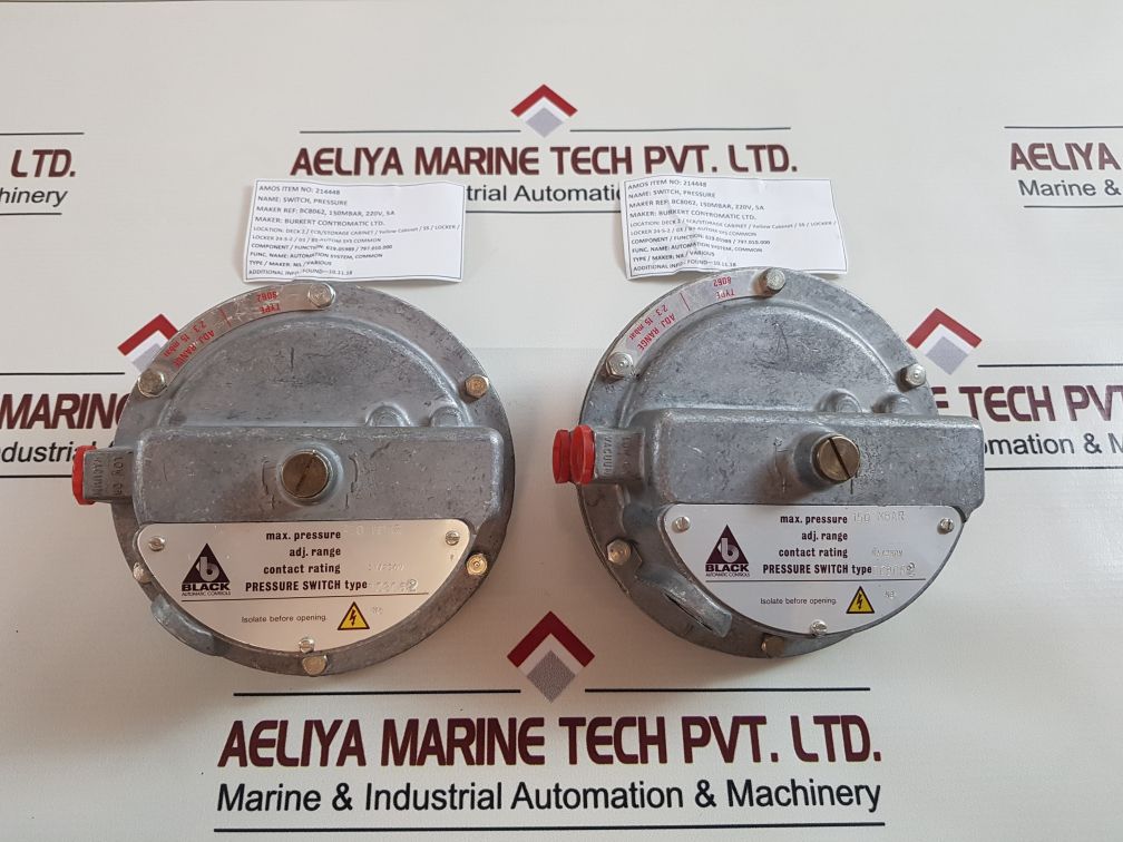 Black Automatic Controls Bc8062 Pressure Switch